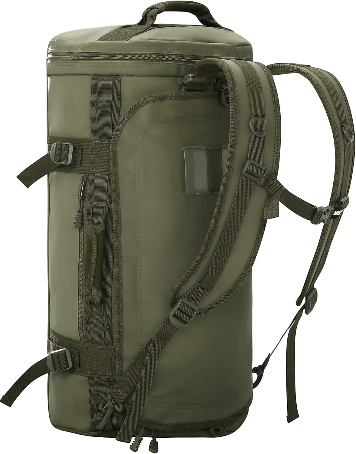 Large Duffle Bag Backpack for Travel Camping Gym Sports, 45L/60L/90L | Water Resistant, Convertible Duffel, Detachable Backpack Straps, Shoe Compartment, Heavy-Duty Tarpaulin, 3 Sizes