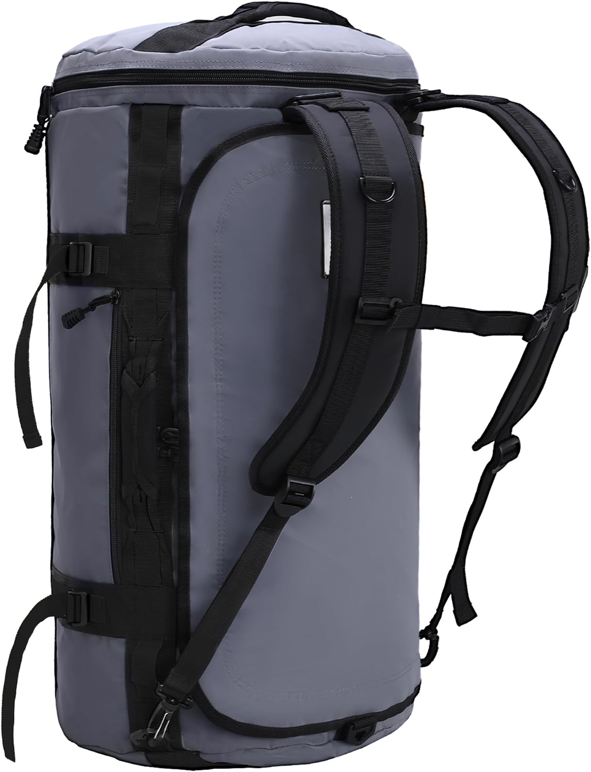 Large Duffle Bag Backpack for Travel Camping Gym Sports, 45L/60L/90L | Water Resistant, Convertible Duffel, Detachable Backpack Straps, Shoe Compartment, Heavy-Duty Tarpaulin, 3 Sizes