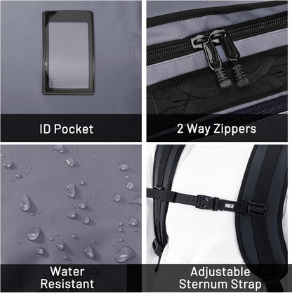 Large Duffle Bag Backpack for Travel Camping Gym Sports, 45L/60L/90L | Water Resistant, Convertible Duffel, Detachable Backpack Straps, Shoe Compartment, Heavy-Duty Tarpaulin, 3 Sizes