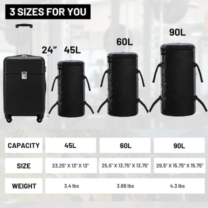 Large Duffle Bag Backpack for Travel Camping Gym Sports, 45L/60L/90L | Water Resistant, Convertible Duffel, Detachable Backpack Straps, Shoe Compartment, Heavy-Duty Tarpaulin, 3 Sizes