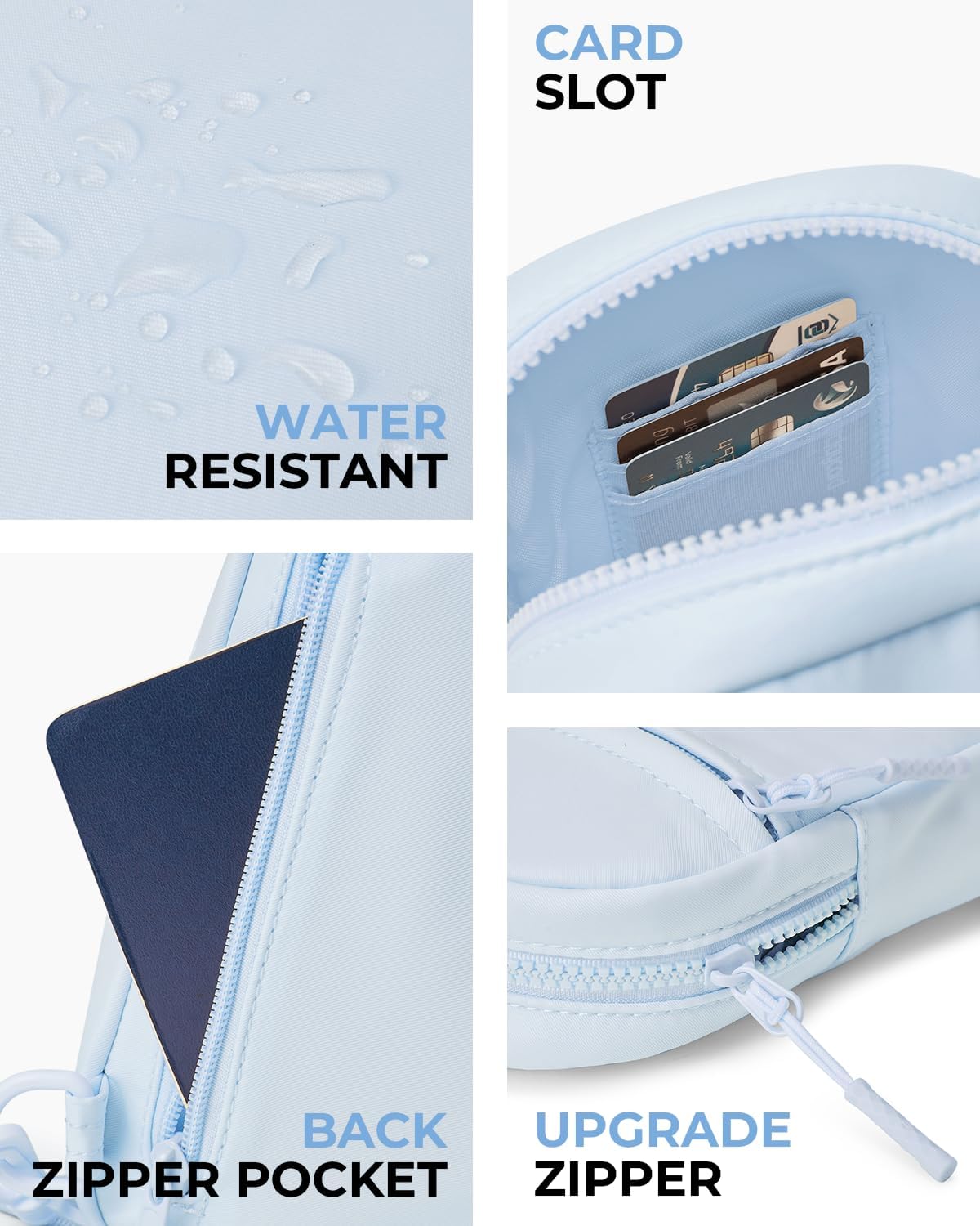 Small Sling Bag for Women and Men, Crossbody Bags Trendy Fanny Packs Chest Bag with Extended Strap