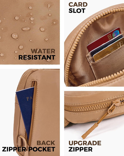 Small Sling Bag for Women and Men, Crossbody Bags Trendy Fanny Packs Chest Bag with Extended Strap