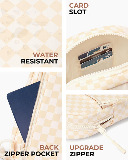 Small Sling Bag for Women and Men, Crossbody Bags Trendy Fanny Packs Chest Bag with Extended Strap