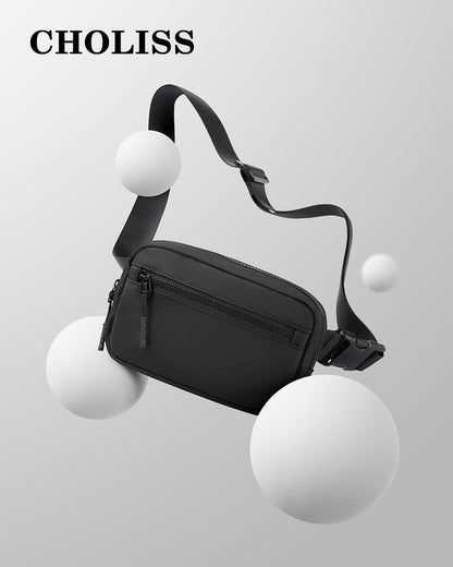 Small Sling Bag for Women and Men, Crossbody Bags Trendy Fanny Packs Chest Bag with Extended Strap