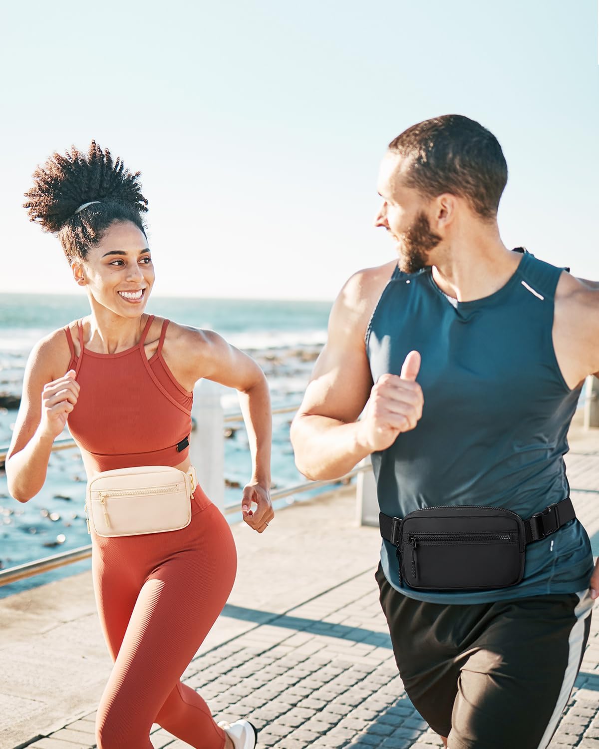Small Sling Bag for Women and Men, Crossbody Bags Trendy Fanny Packs Chest Bag with Extended Strap