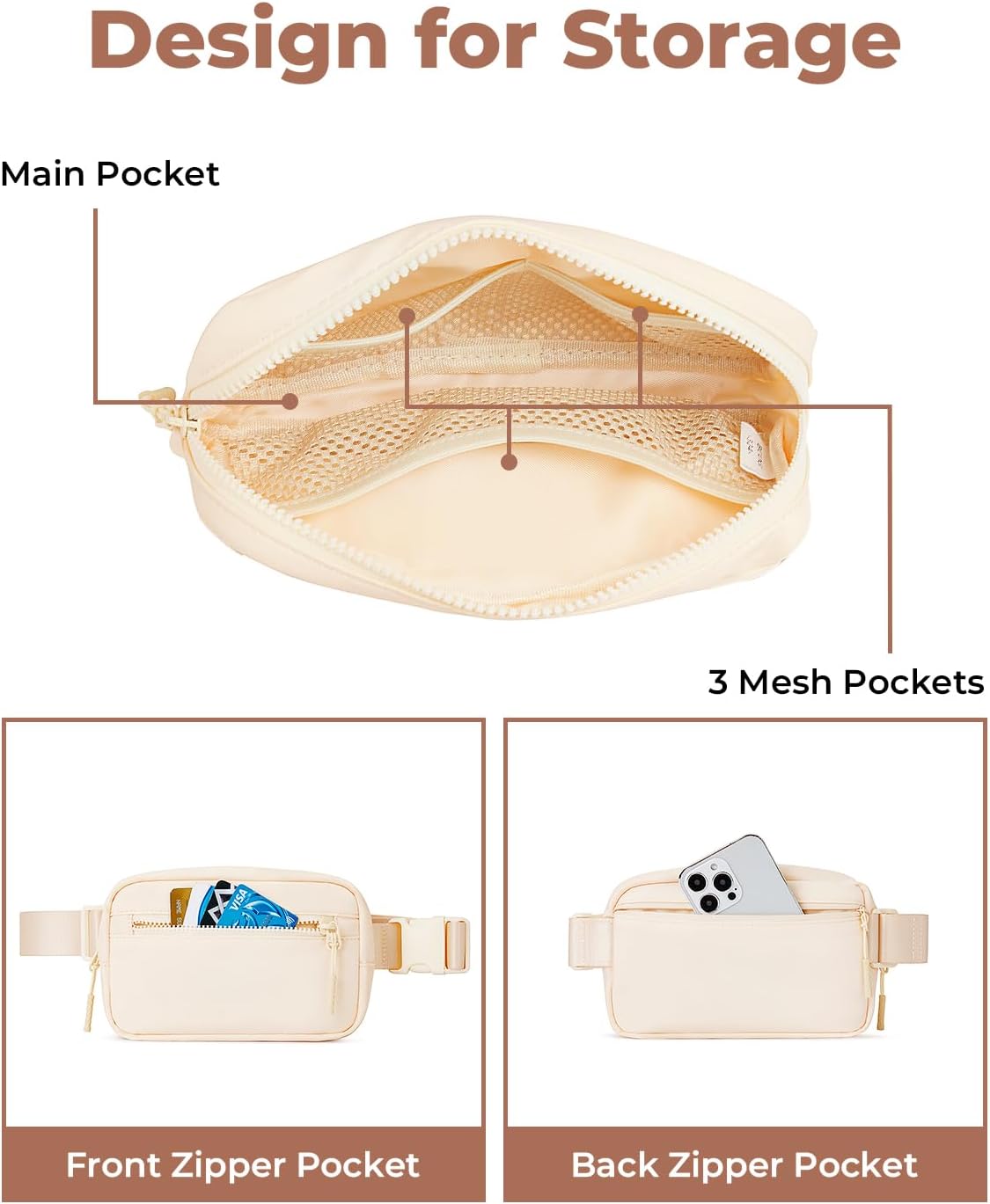 Small Sling Bag for Women and Men, Crossbody Bags Trendy Fanny Packs Chest Bag with Extended Strap