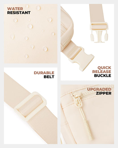 Small Sling Bag for Women and Men, Crossbody Bags Trendy Fanny Packs Chest Bag with Extended Strap