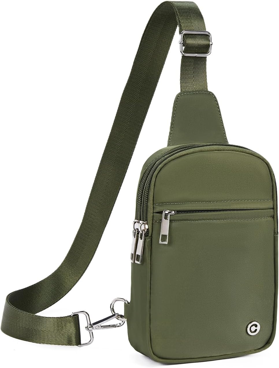 Small Sling Bag for Women and Men, Crossbody Bags Trendy Fanny Packs Chest Bag with Extended Strap