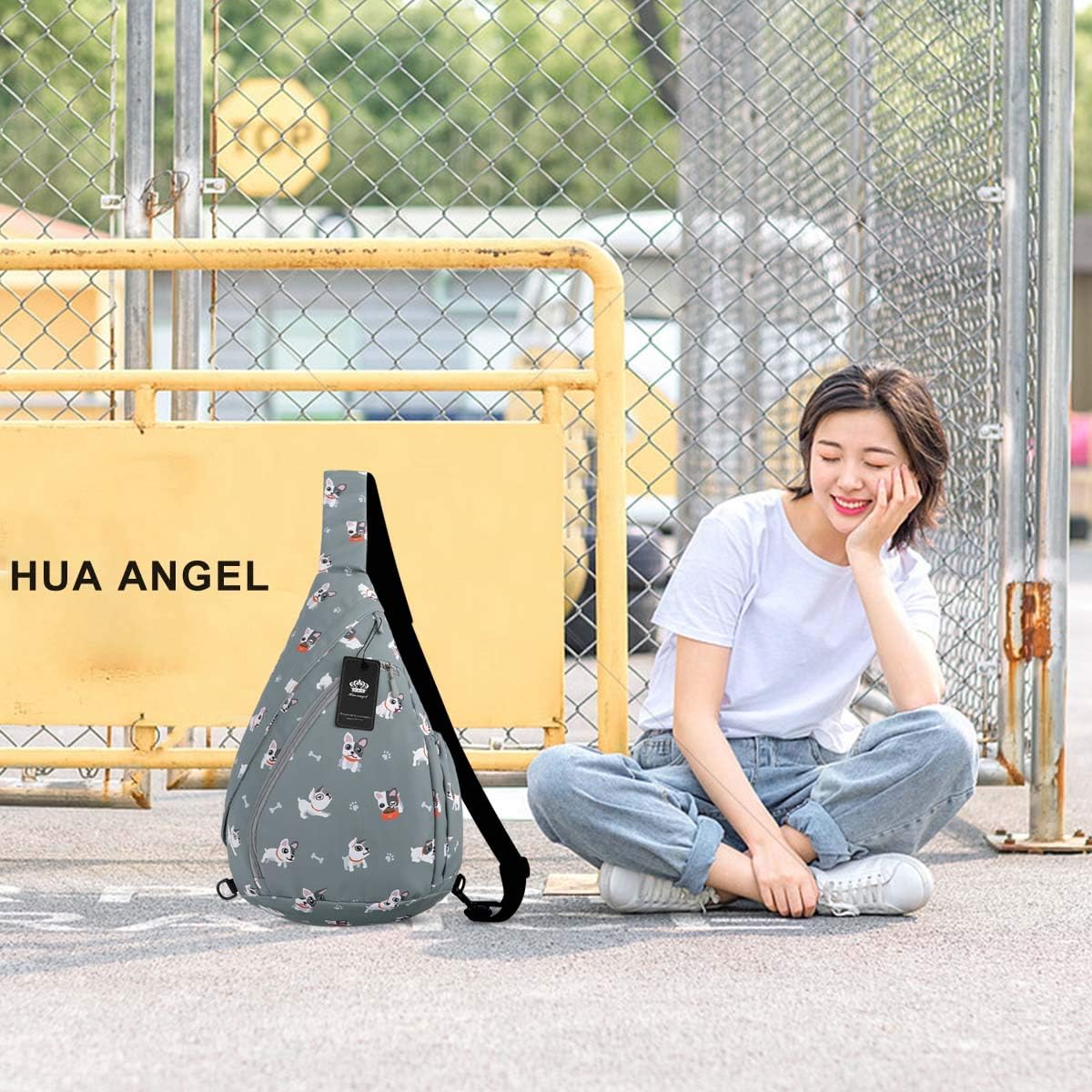 Crossbody Sling Bag for Men & Women Lightweight Waterproof Chest Shoulder Bag for Travel Hiking & Everyday Use