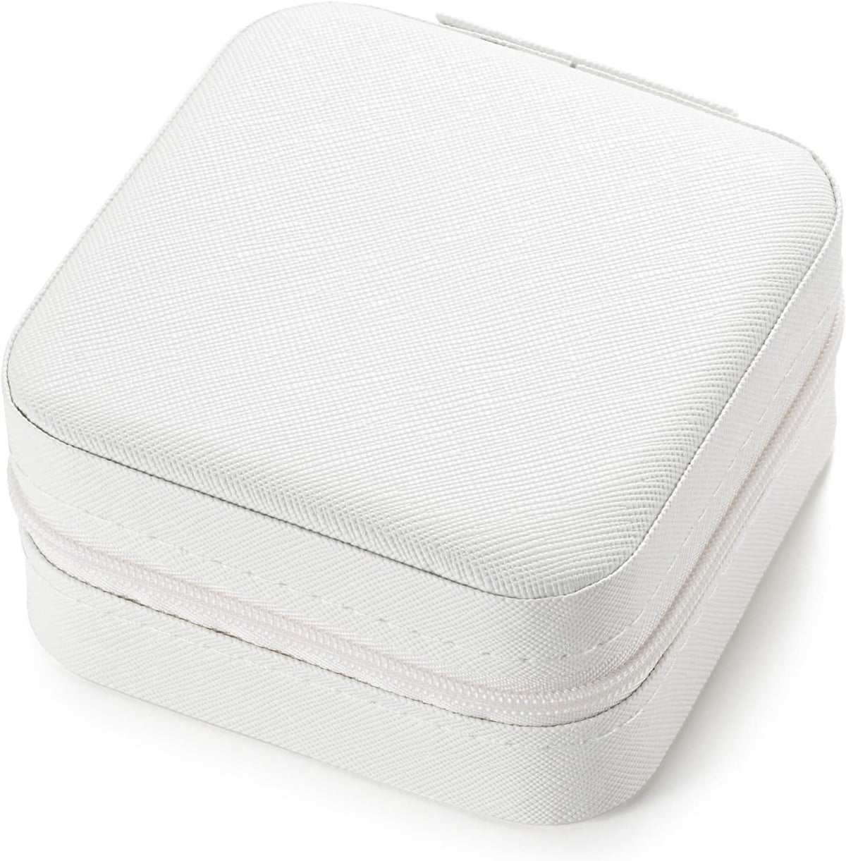 Plush Velvet Jewelry Travel Case,Small Jewelry Box,Traveling Jewelry Organizer,Portable Jewellery Storage Holder for Rings Earrings Necklace Bracelet, for Girls Women | Pink-Mirror