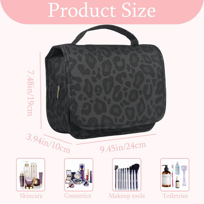 Pink Bows Hanging Travel Toiletry Bag Kit Makeup Bag Cosmetics Organizer for Men Women (Pink Bows)