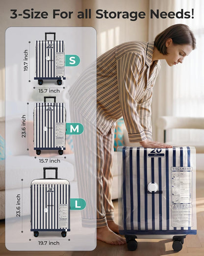 Travel Vacuum Seal Bags with Pump, Jumbo Vacuum Storage Bags for Clothes Blankets Comforters, Space Saver Bags for Travel, Compression Bags for Seasonal Storage-Graphite Ridge