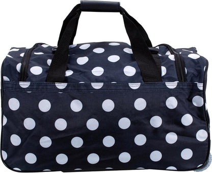 Rolling Duffel Bag, Black, 22" - Colors B