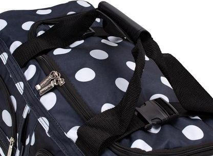 Rolling Duffel Bag, Black, 22" - Colors B