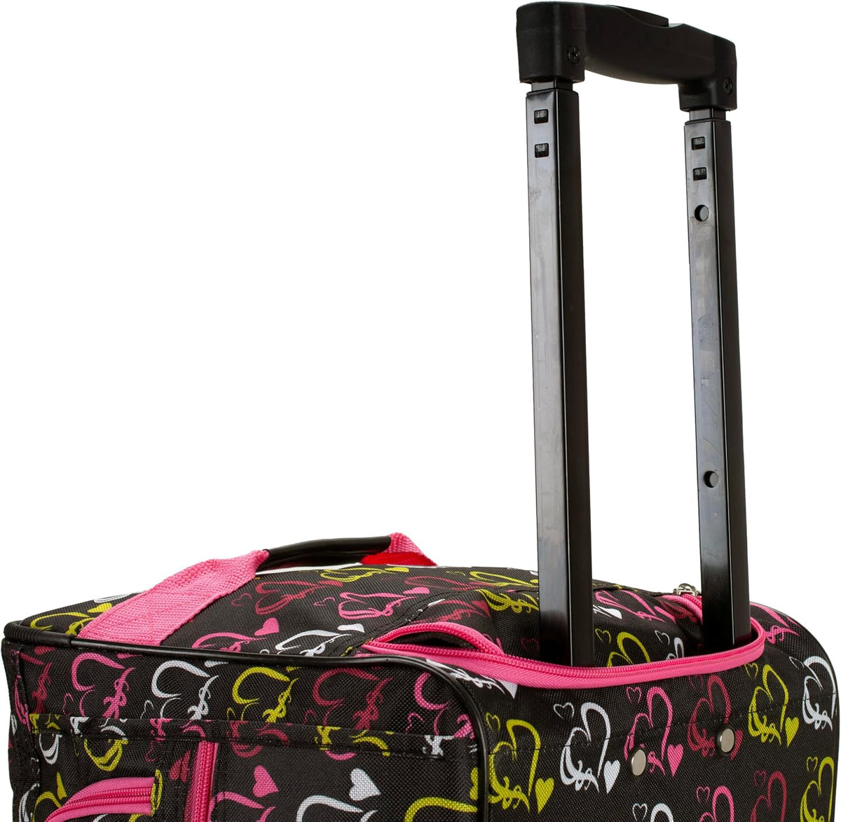 Rolling Duffel Bag, Black, 22" - Colors B
