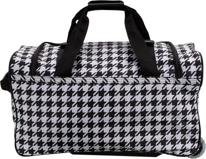 Rolling Duffel Bag, Black, 22" - Colors B