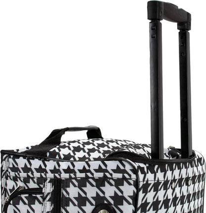Rolling Duffel Bag, Black, 22" - Colors B