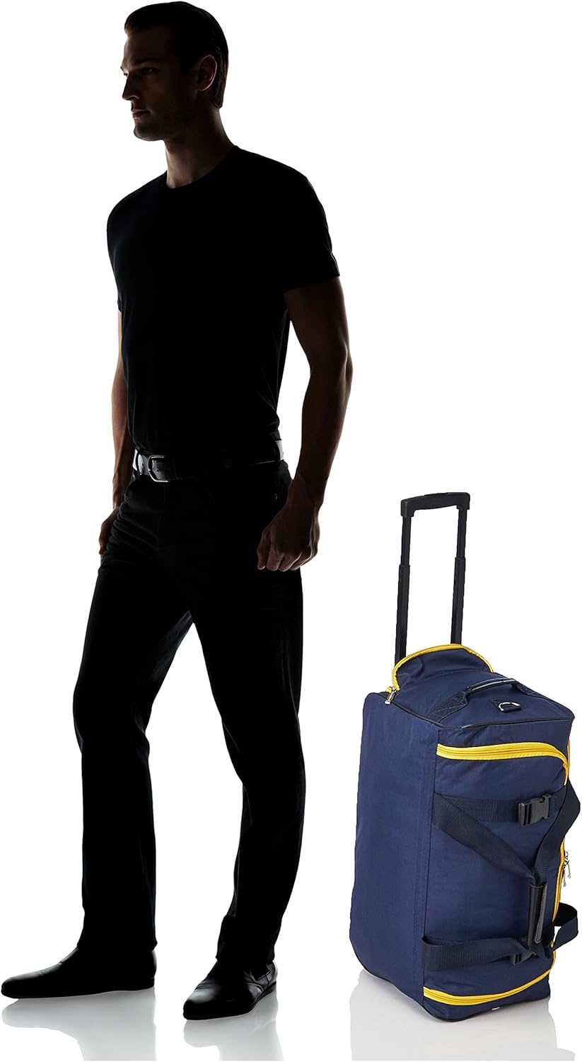 Rolling Duffel Bag, Black, 22" - Colors B