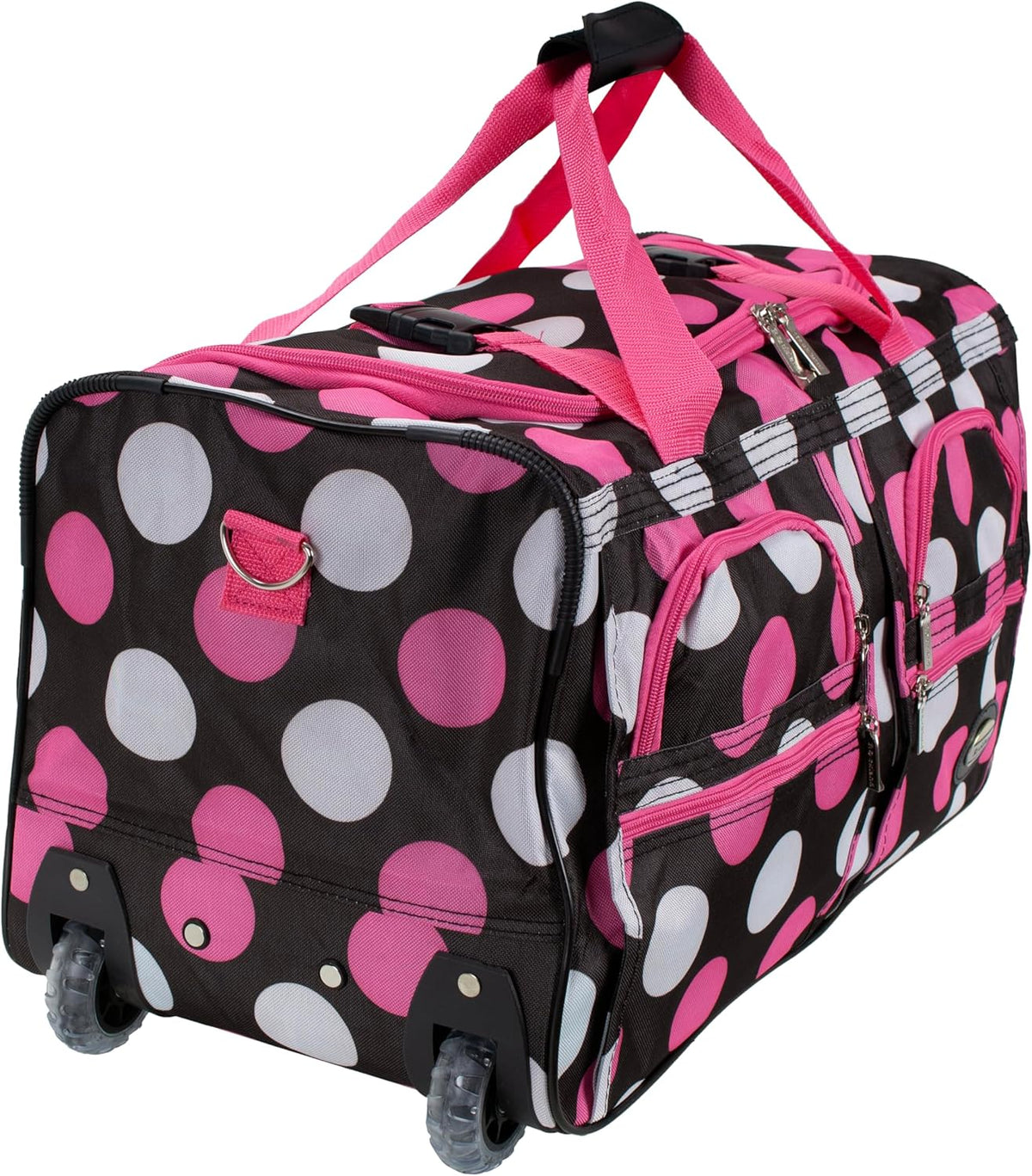 Rolling Duffel Bag, Black, 22" - Colors B