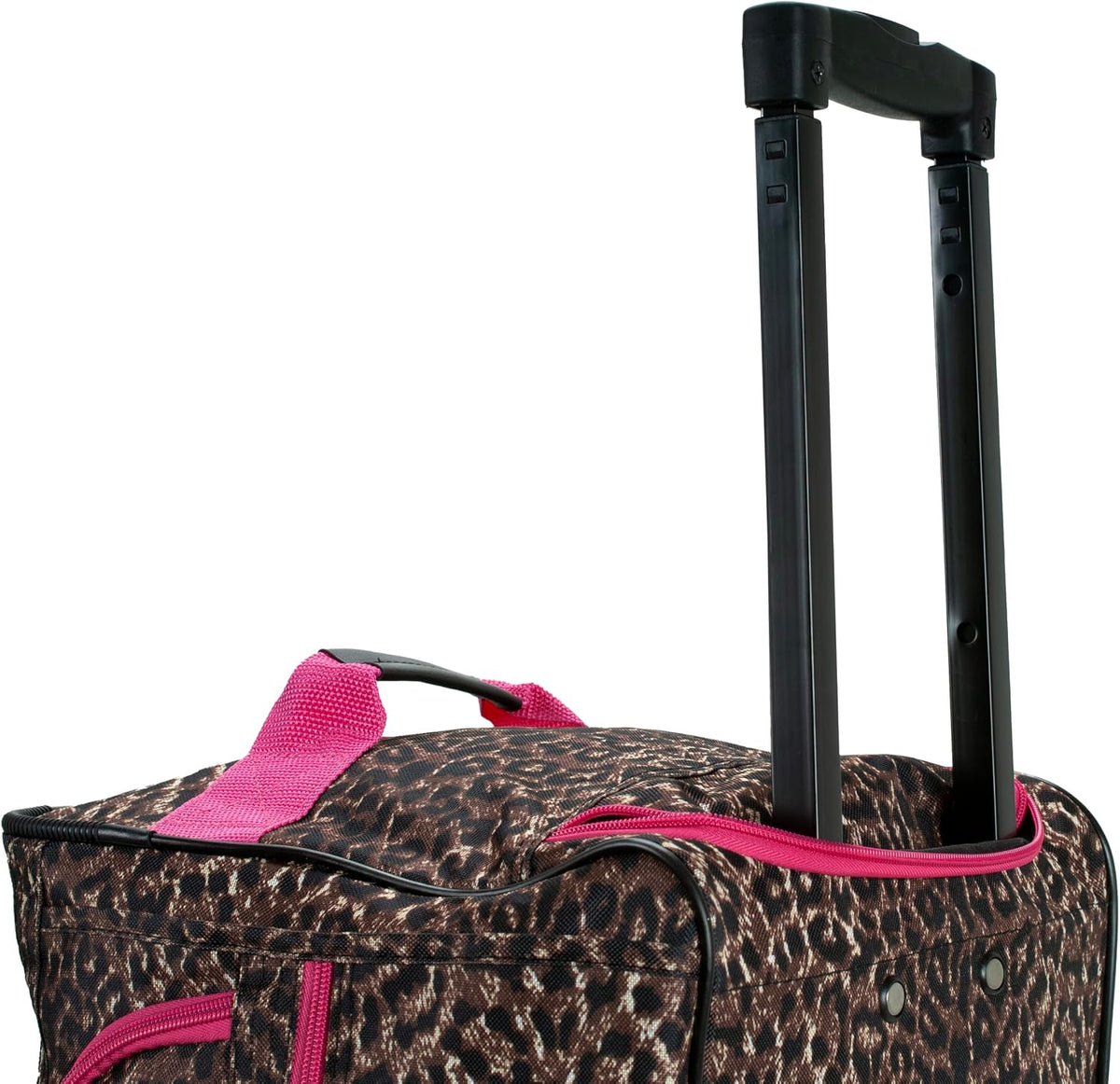 Rolling Duffel Bag, Black, 22" - Colors B