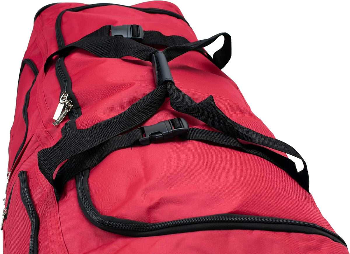 Rolling Duffel Bag, Black, 22" - Colors B
