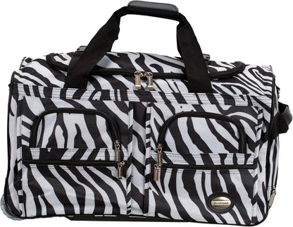 Rolling Duffel Bag, Black, 22" - Colors B