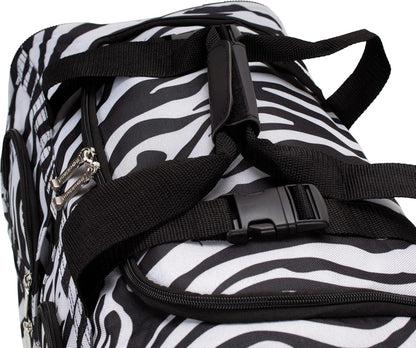 Rolling Duffel Bag, Black, 22" - Colors B