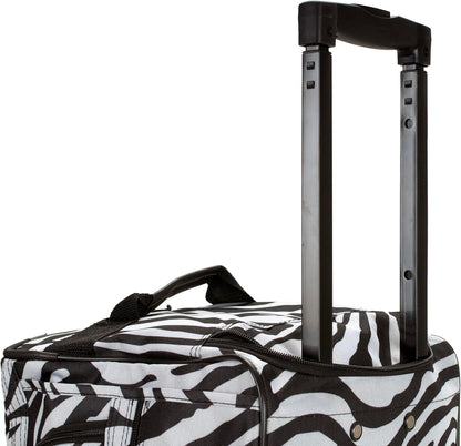 Rolling Duffel Bag, Black, 22" - Colors B