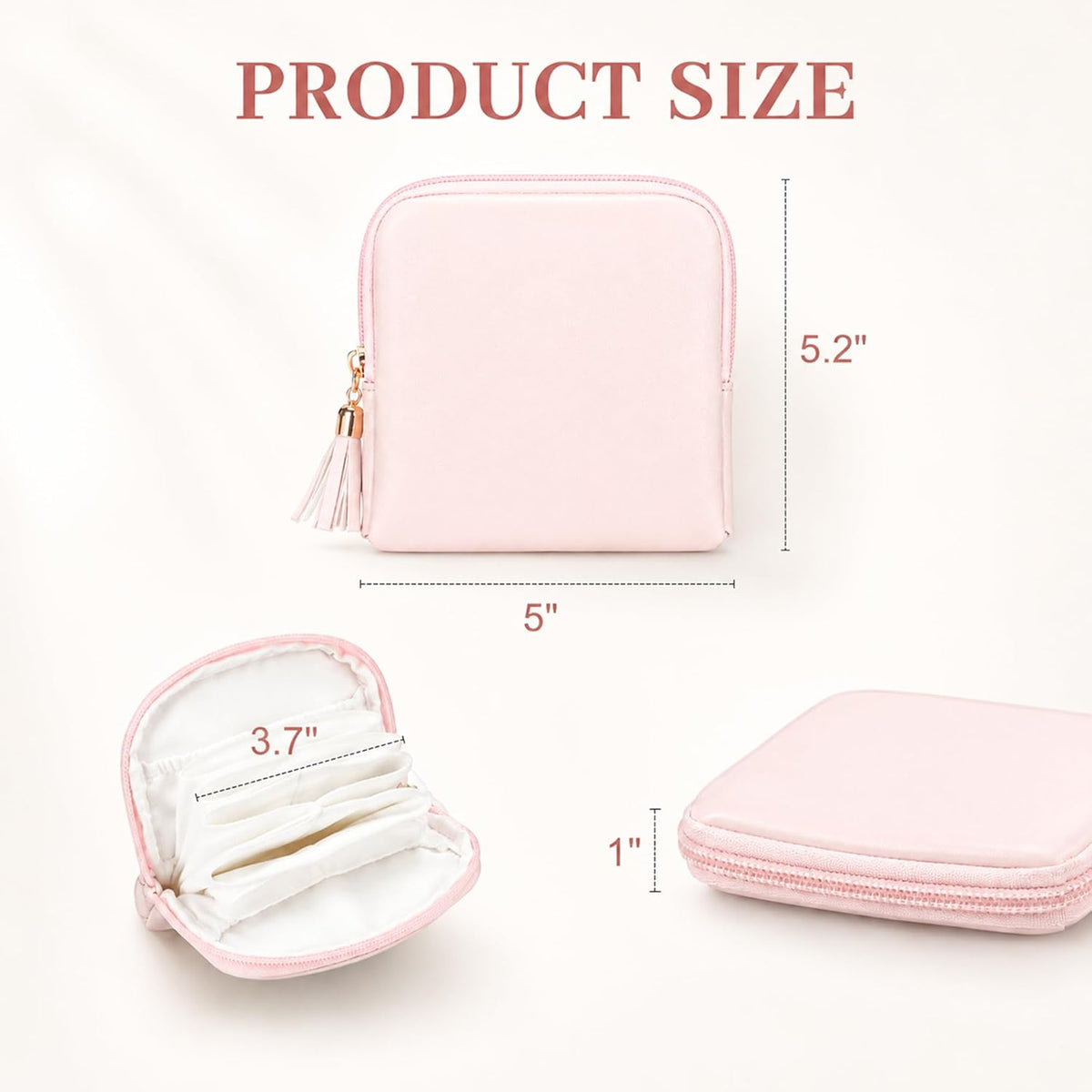 Small Travel Jewelry Case, Jewelry Organizer Pouch Bags with Zipper | Portable Velvet Storage Bag for Women, Jewelry Travel Case for Bracelet Rings Earring Travel Accessories Holder
