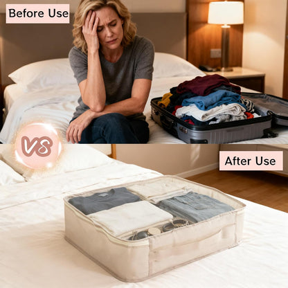 14 Pcs Packing Cubes for Suitcase Mesh Clothes Organizer Bulk, Lightweight Storage Bag, Toiletries Organizer Travel Luggage Bags for Hiking, Camping, Backpacking(XL, L, M Size)