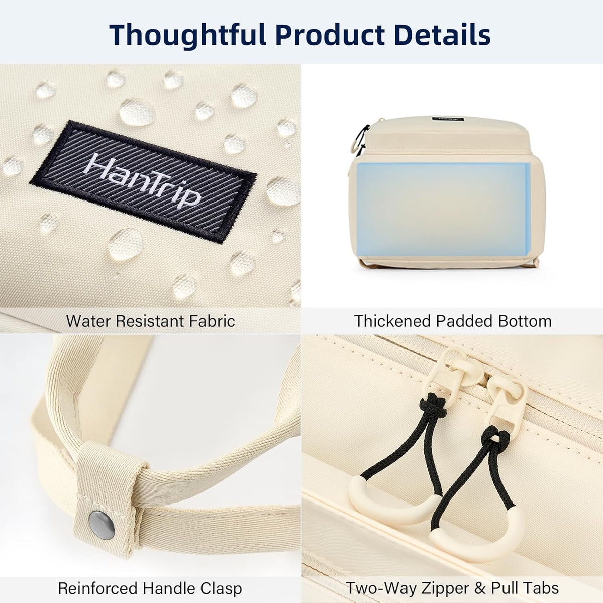 Travel Tote Bags for Women Extra Large Canvas Laptop Tote Bag with Zipper Pockets Luggage Sleeve