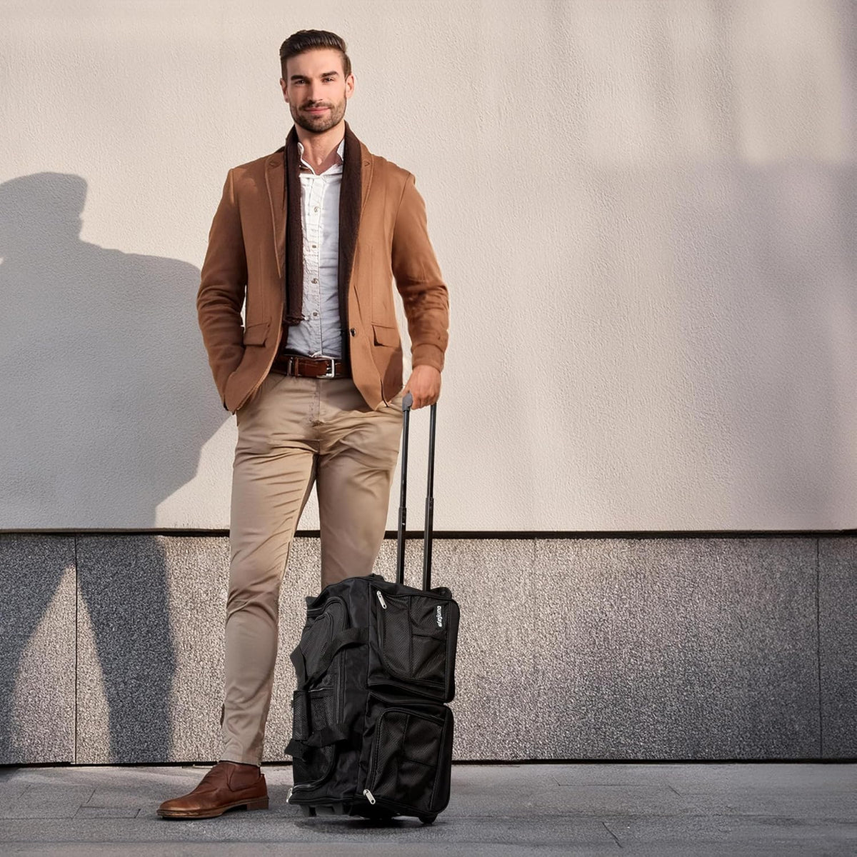 Hipack Carry-on Rolling Duffle Bag