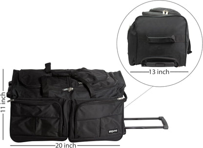 Hipack Carry-on Rolling Duffle Bag