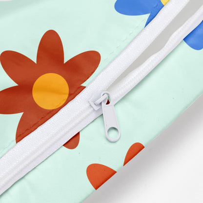 Wet Bag Wet Dry Bag Wet Bag for Swimsuit Travel Beach Pool Diapers Dirty Yoga Gym Clothes Toiletries Makeup Bag Waterproof Reusable Cute Daisy Floral Flower