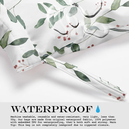 Wet Bag Wet Dry Bag Wet Bag for Swimsuit Travel Beach Pool Diapers Dirty Yoga Gym Clothes Toiletries Makeup Bag Waterproof Reusable Cute Daisy Floral Flower