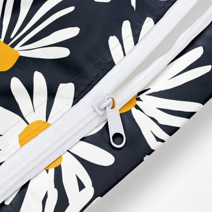 Wet Bag Wet Dry Bag Wet Bag for Swimsuit Travel Beach Pool Diapers Dirty Yoga Gym Clothes Toiletries Makeup Bag Waterproof Reusable Cute Daisy Floral Flower