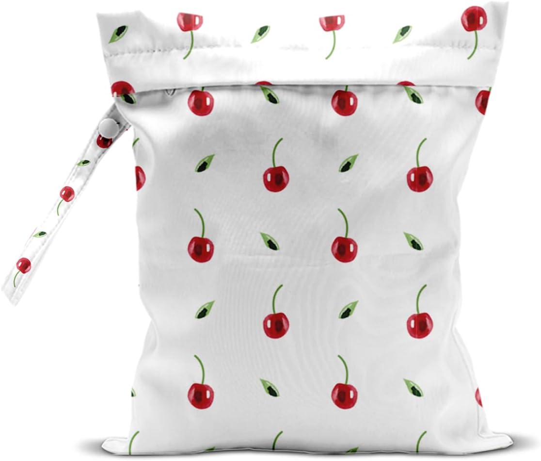 Wet Bag Wet Dry Bag Wet Bag for Swimsuit Travel Beach Pool Diapers Dirty Yoga Gym Clothes Toiletries Makeup Bag Waterproof Reusable Cute Daisy Floral Flower