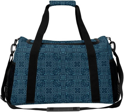 Foldable Weekender Travel Duffel Bag Lightweight Carry On Overnight Tote Bag for Women Sport Yoga