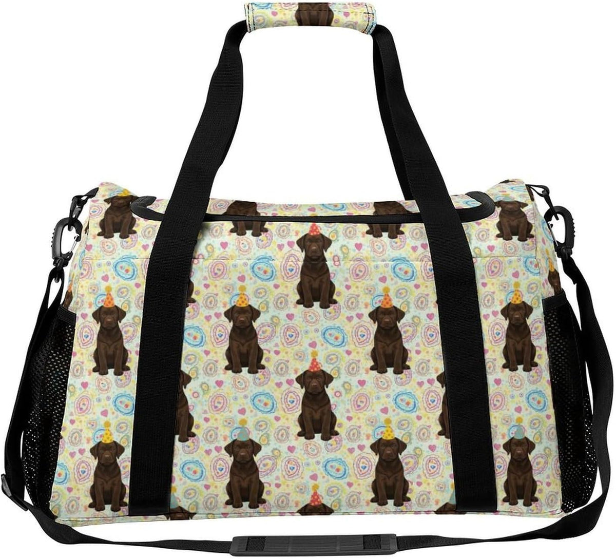 Foldable Weekender Travel Duffel Bag Lightweight Carry On Overnight Tote Bag for Women Sport Yoga