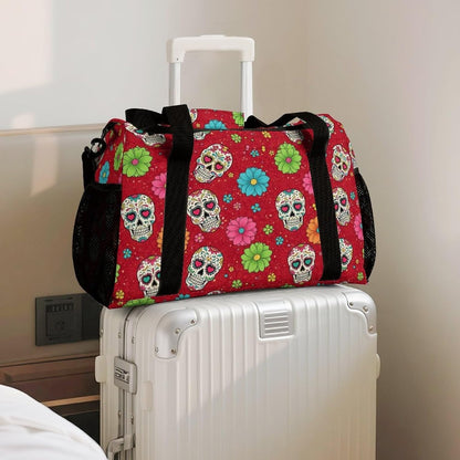 Foldable Weekender Travel Duffel Bag Lightweight Carry On Overnight Tote Bag for Women Sport Yoga