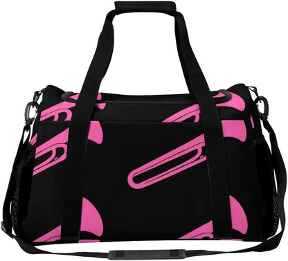 Foldable Weekender Travel Duffel Bag Lightweight Carry On Overnight Tote Bag for Women Sport Yoga