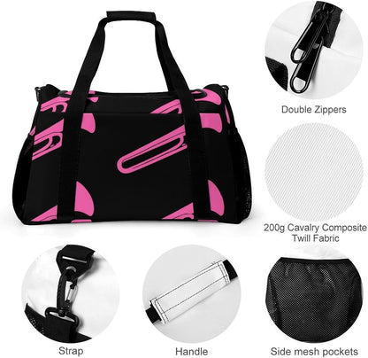 Foldable Weekender Travel Duffel Bag Lightweight Carry On Overnight Tote Bag for Women Sport Yoga
