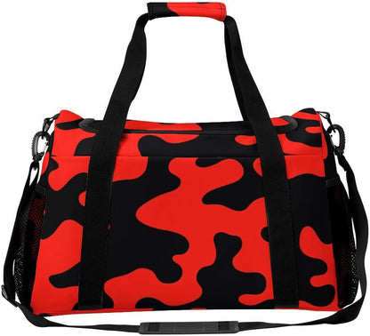 Foldable Weekender Travel Duffel Bag Lightweight Carry On Overnight Tote Bag for Women Sport Yoga