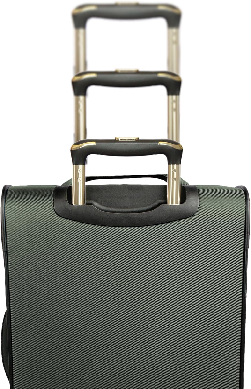 REACTION Chelsea Chevron Quilted Luggage, Black, Underseater, 17-Inch Carry On