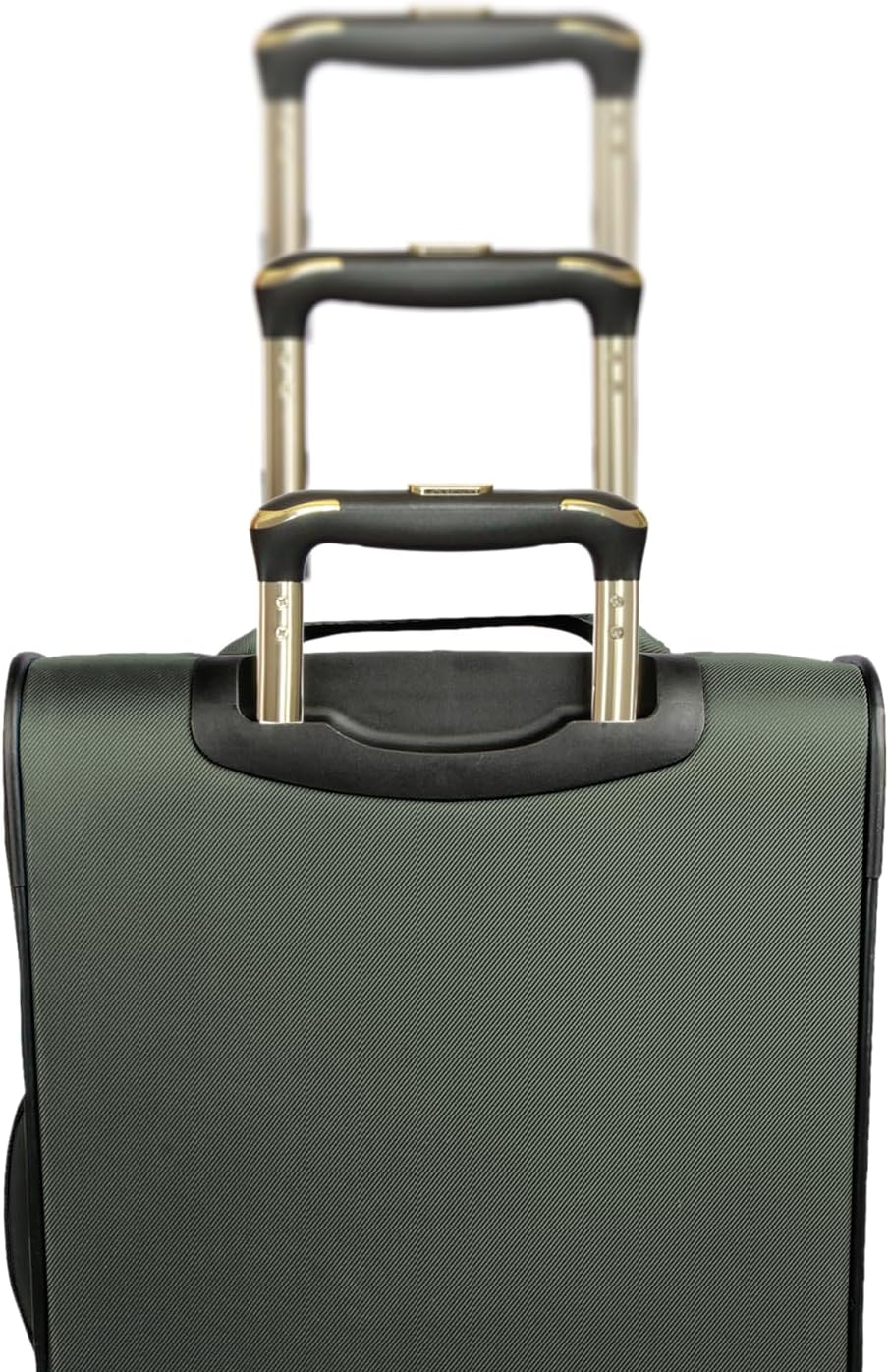 REACTION Chelsea Chevron Quilted Luggage, Black, Underseater, 17-Inch Carry On