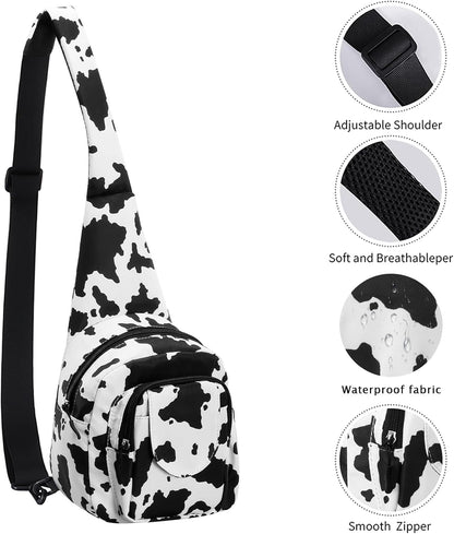 Small Sling Bag for Women Crossbody Backpack Hiking Travel Daypack Chest Bag Lightweight Shoulder Bag