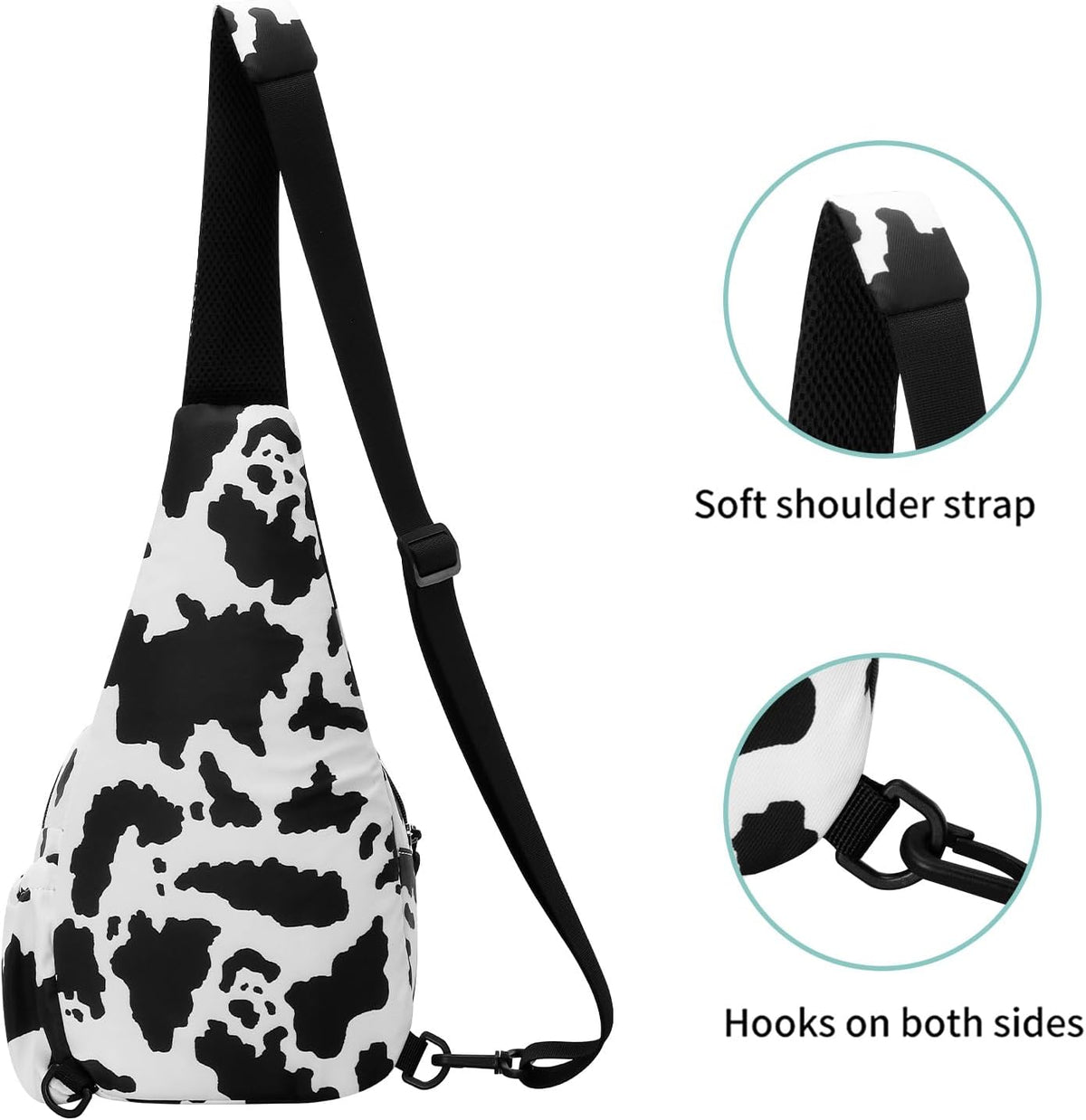 Small Sling Bag for Women Crossbody Backpack Hiking Travel Daypack Chest Bag Lightweight Shoulder Bag