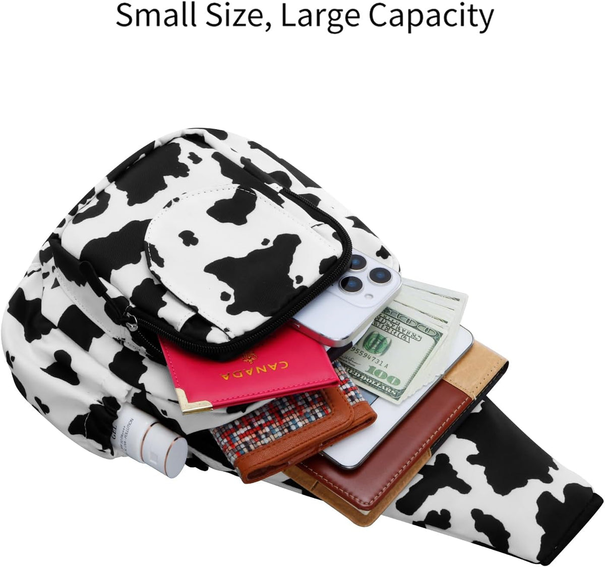 Small Sling Bag for Women Crossbody Backpack Hiking Travel Daypack Chest Bag Lightweight Shoulder Bag