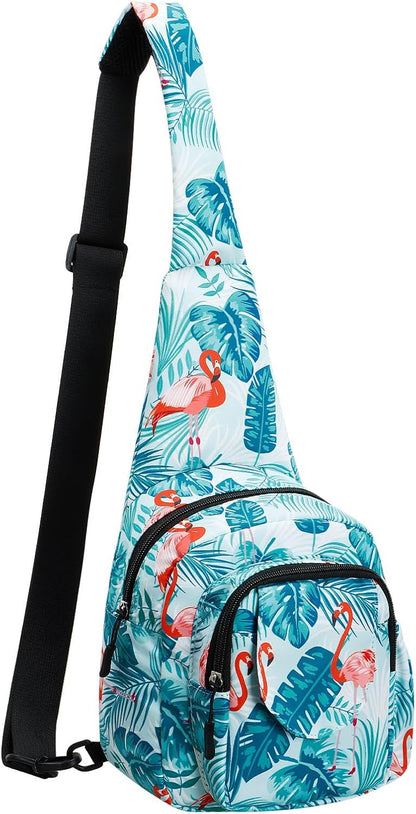 Small Sling Bag for Women Crossbody Backpack Hiking Travel Daypack Chest Bag Lightweight Shoulder Bag