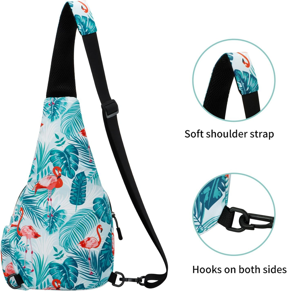 Small Sling Bag for Women Crossbody Backpack Hiking Travel Daypack Chest Bag Lightweight Shoulder Bag